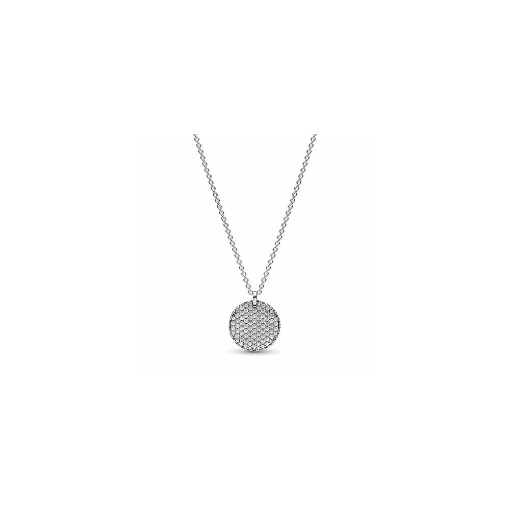 Pandora Timeless Pavn++ Round Pendant Necklace 392632C01-45 (High Resolution)