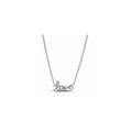 Love sterling silver collier with clear cubic zirconia 393076C01-45 (High Resolution)