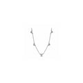 Hearts sterling silver collier with clear cubic zirconia 393160C01-45 (High Resolution)