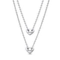 Hearts sterling silver splittable collie 393207C00-45