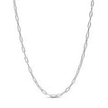 Sterling silver link necklace 393416C00-70