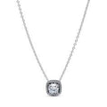 Sterling silver collier with clear cubic zirconia 393560C02-45