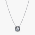 Sterling silver collier with clear cubic zirconia 393560C02-45 (High Resolution)