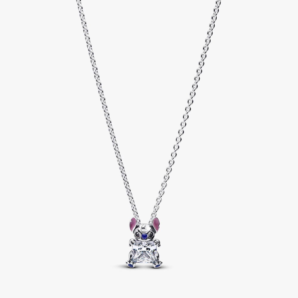 Disney Stitch pendant necklace with clea 393743C01-45 (High Resolution)