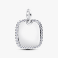Engravable square sterling silver pendan 394009C01 (High Resolution)