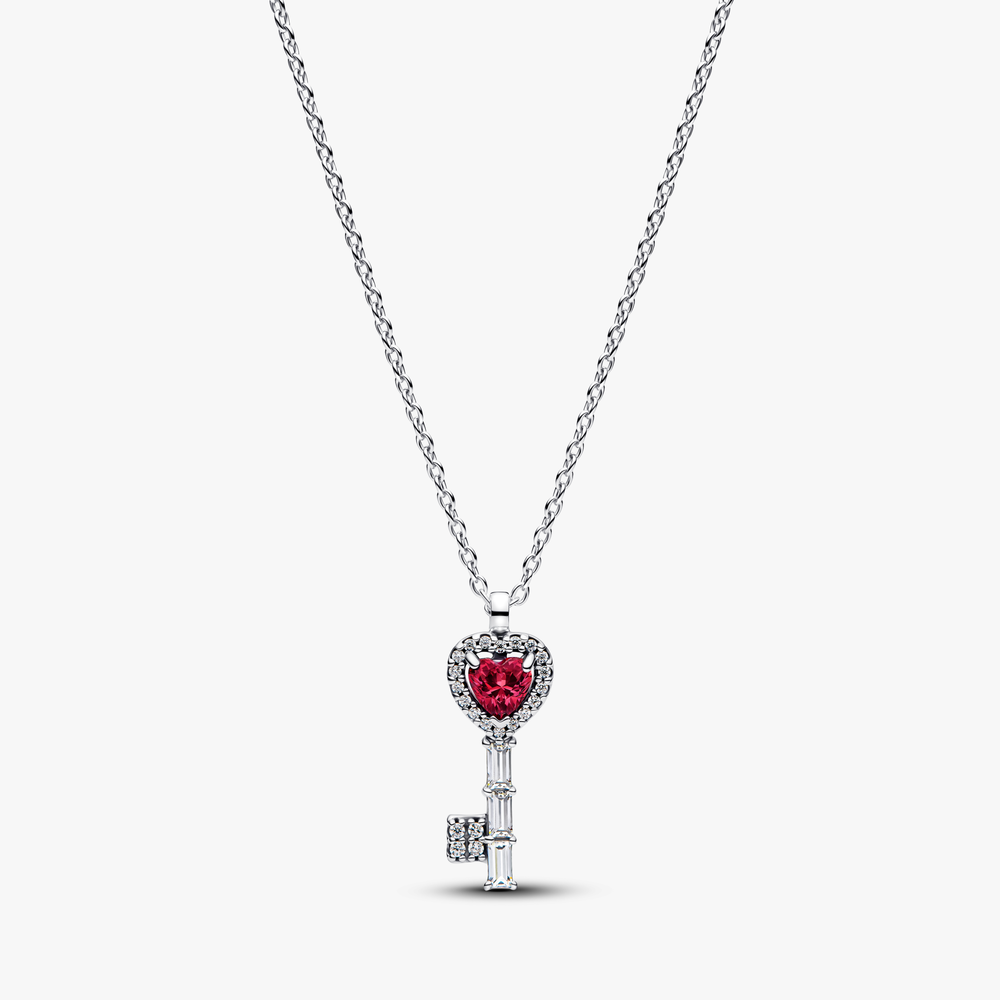 Heart key sterling silver collier with cherries ju (High Resolution)