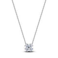 Clover sterling silver collier with clear cubic zi 394502C01-45
