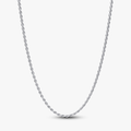 Sterling silver rope chain necklace with sliding c 394687C00-45 (High Resolution)