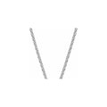 Classic Elegance Silver Collier Necklace w Clear CZ 396240CZ-45 (High Resolution)