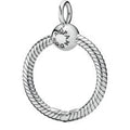 Pandora Moments Small Silver O Pendant 398296
