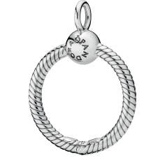 Pandora Moments Small Silver O Pendant 398296