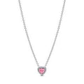 Heart sterling silver collier with fancy 398425C02-45