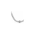 Beads & Pave Silver Necklace 398565C01-45 (High Resolution)