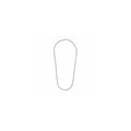 Cable Chain Silver Necklace 399564C00-45 (High Resolution)