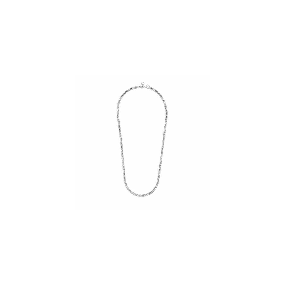 Cable Chain Silver Necklace 399564C00-45 (High Resolution)