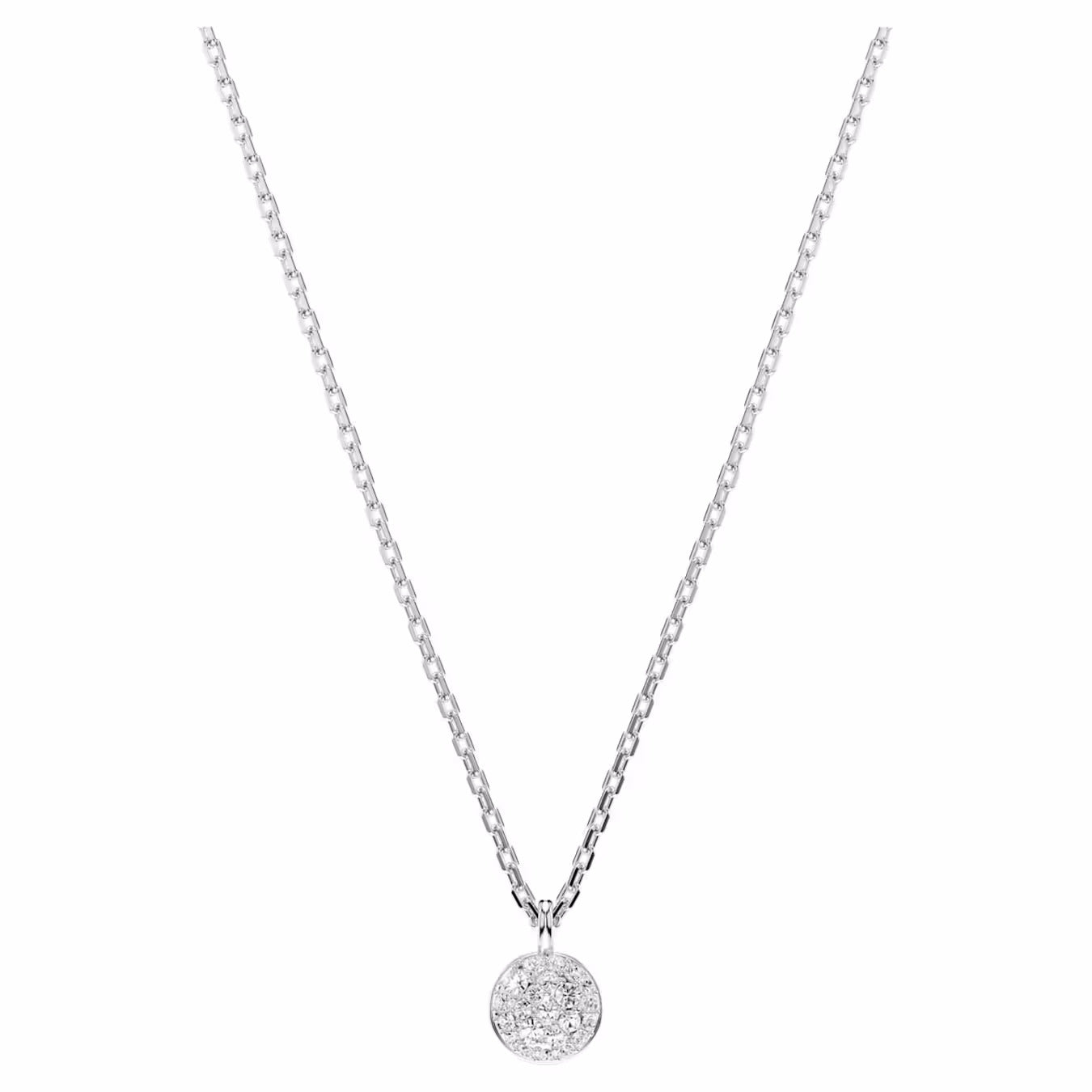 Sublima layered pendant White, Rhodium plated   5684244