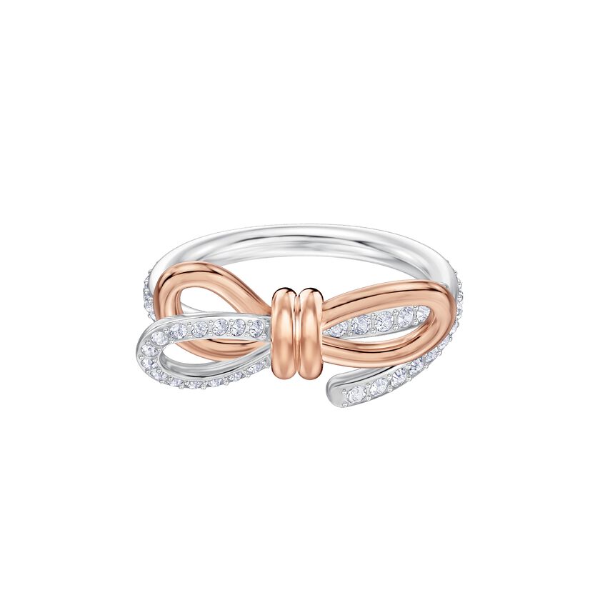 Lifelong Bow ring, white, size 50 5474930