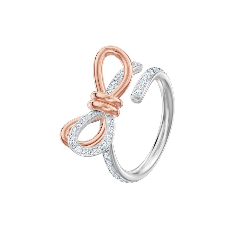 Lifelong Bow ring, white, size 50 5474930
