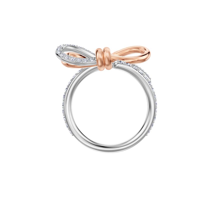 Lifelong Bow ring, white, size 50 5474930