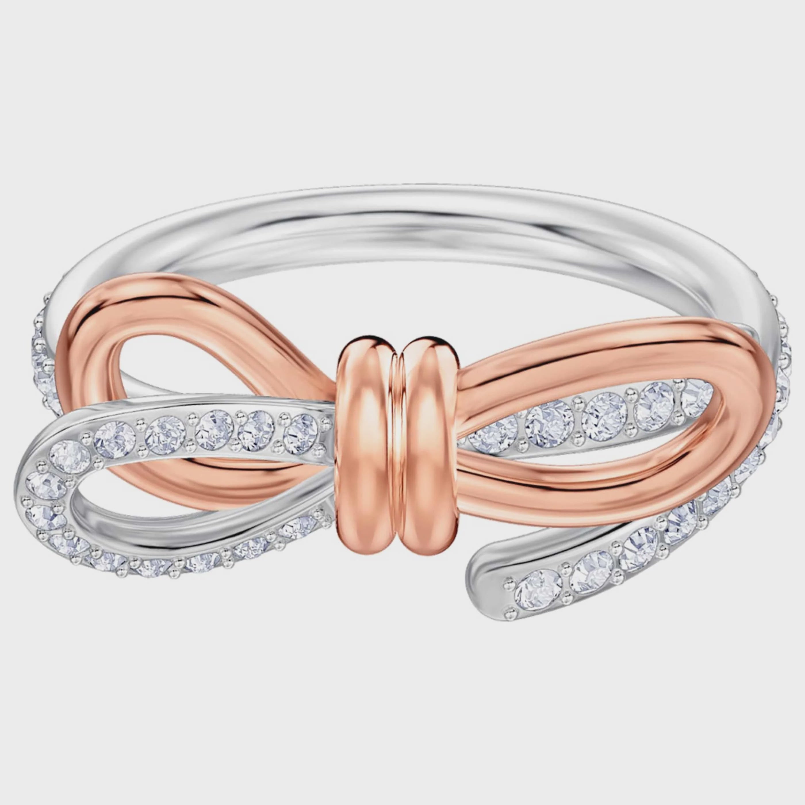 Lifelong Bow ring, white size 58 5474931