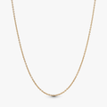 14ct Gold Anchor Chain Necklace 550331-45 (High Resolution)
