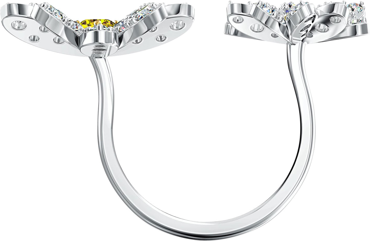 Crystal Eternal Flower Open Ring Size 52 5534948