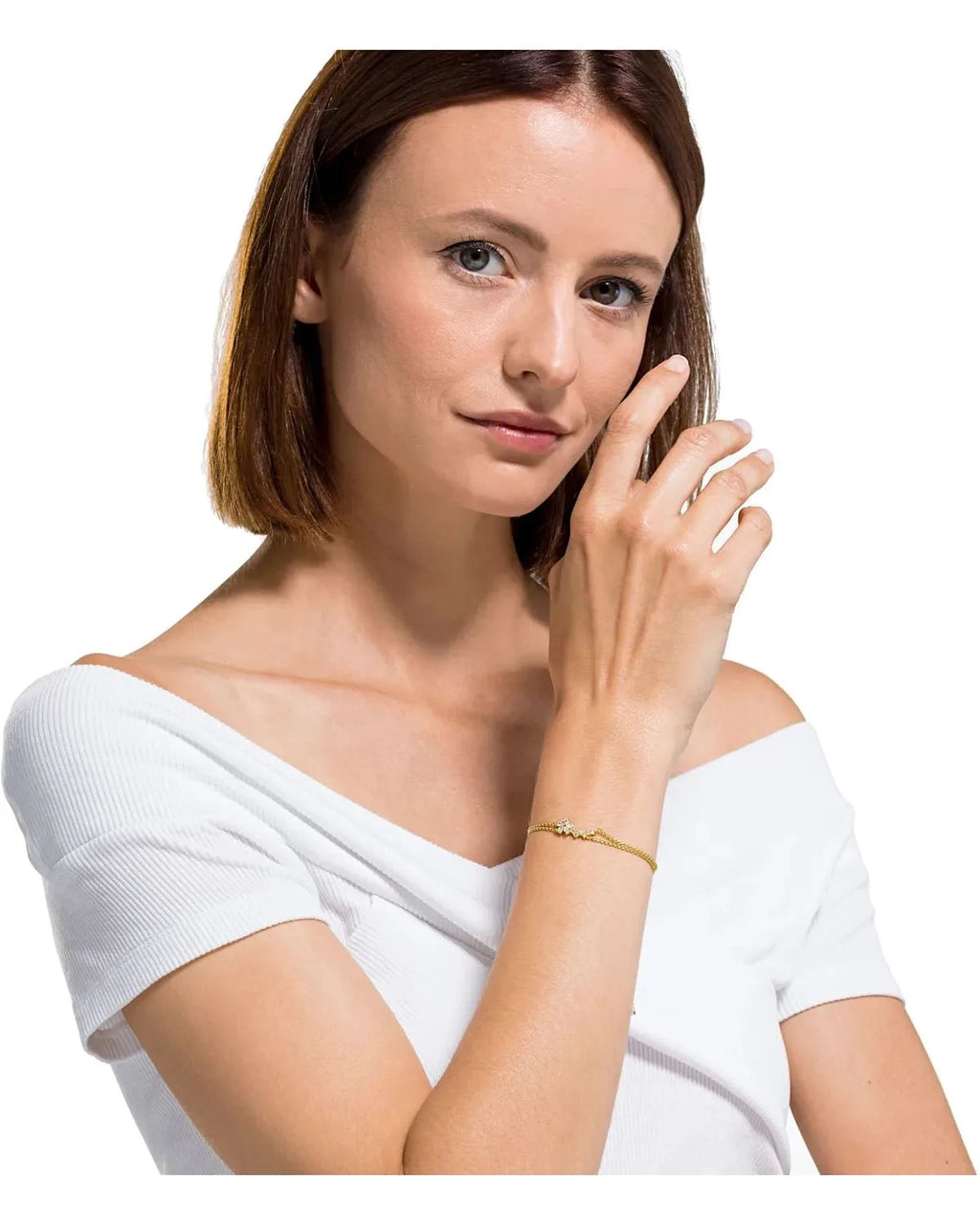 Swarovski Botanical bracelet gold color 5535790