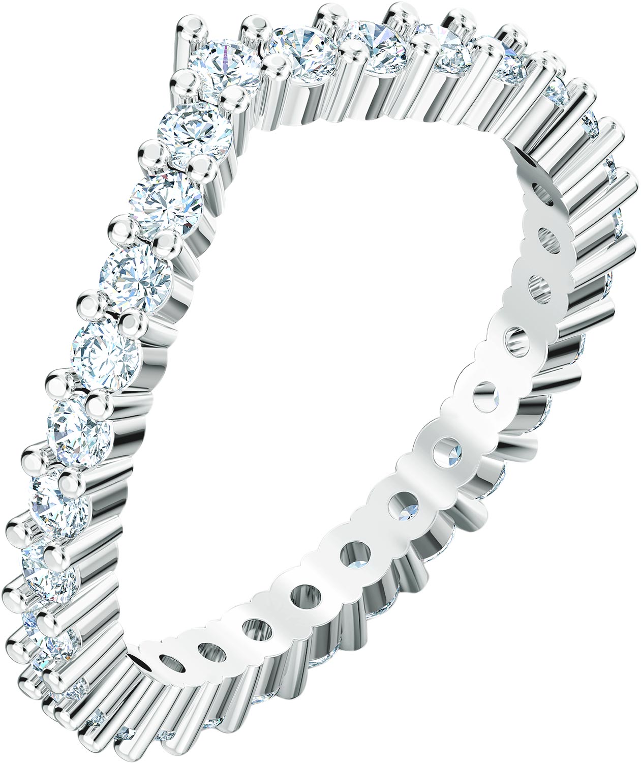 Vittore V Ring Rhodium Plated 5572814 Size 50