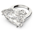 Mesmera cocktail ring White, Rhodium plated Size 55 5600856