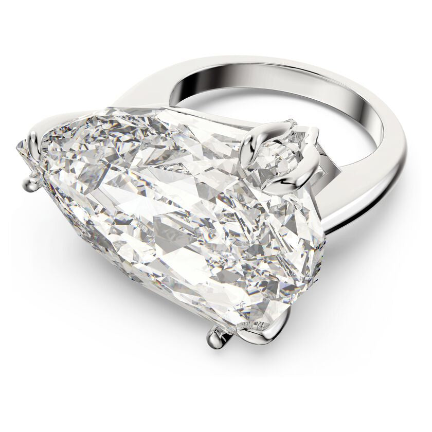 Mesmera cocktail ring White, Rhodium plated Size 55 5600856