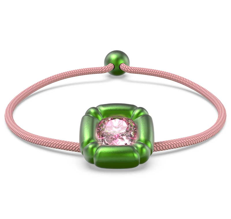 Dulcis bracelet Cushion cut, Green