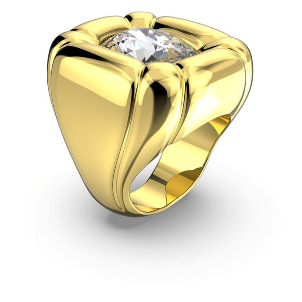 Dulcis cocktail ring Cushion cut, Gold tone, Gold-tone plated