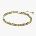 14k gold-plated bracelet with mint green 561469C02-20 (High Resolution)