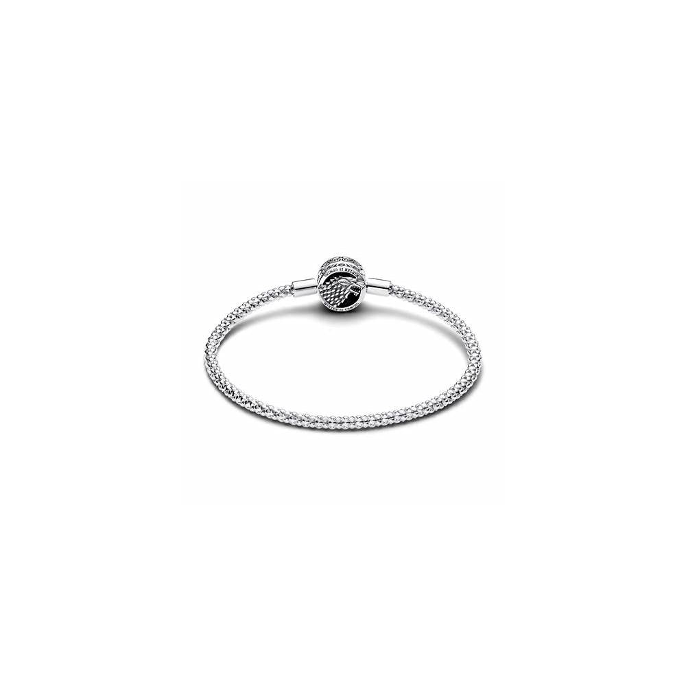 Project House studded chain sterling silver and 14k gold-plated bracelet with Sigil clasp 562964C00-21 (High Resolution)