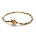 Snake chain 14k gold-plated bracelet and 563516C01-18