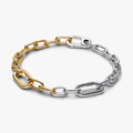 Sterling silver and 14k gold-plated link 563689C00-3 (High Resolution)