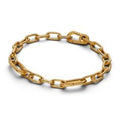 Textured 14k gold-plated link bracelet w 563829C00-4
