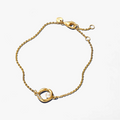 14k gold-plated bracelet with treated wh 563830C01-18 (High Resolution)