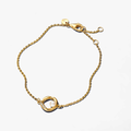 14k gold-plated bracelet with treated wh 563830C01-16 (High Resolution)
