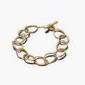 Organically shaped link 14k gold-plated 563864C00-1 (High Resolution)