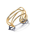 Organically wired 14k gold-plated open b 563867C00-2