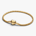 Faceted snake chain 14k gold-plated brac 564236C00-19 (High Resolution)