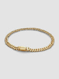 Cuban Chain Bracelet Gold Plated