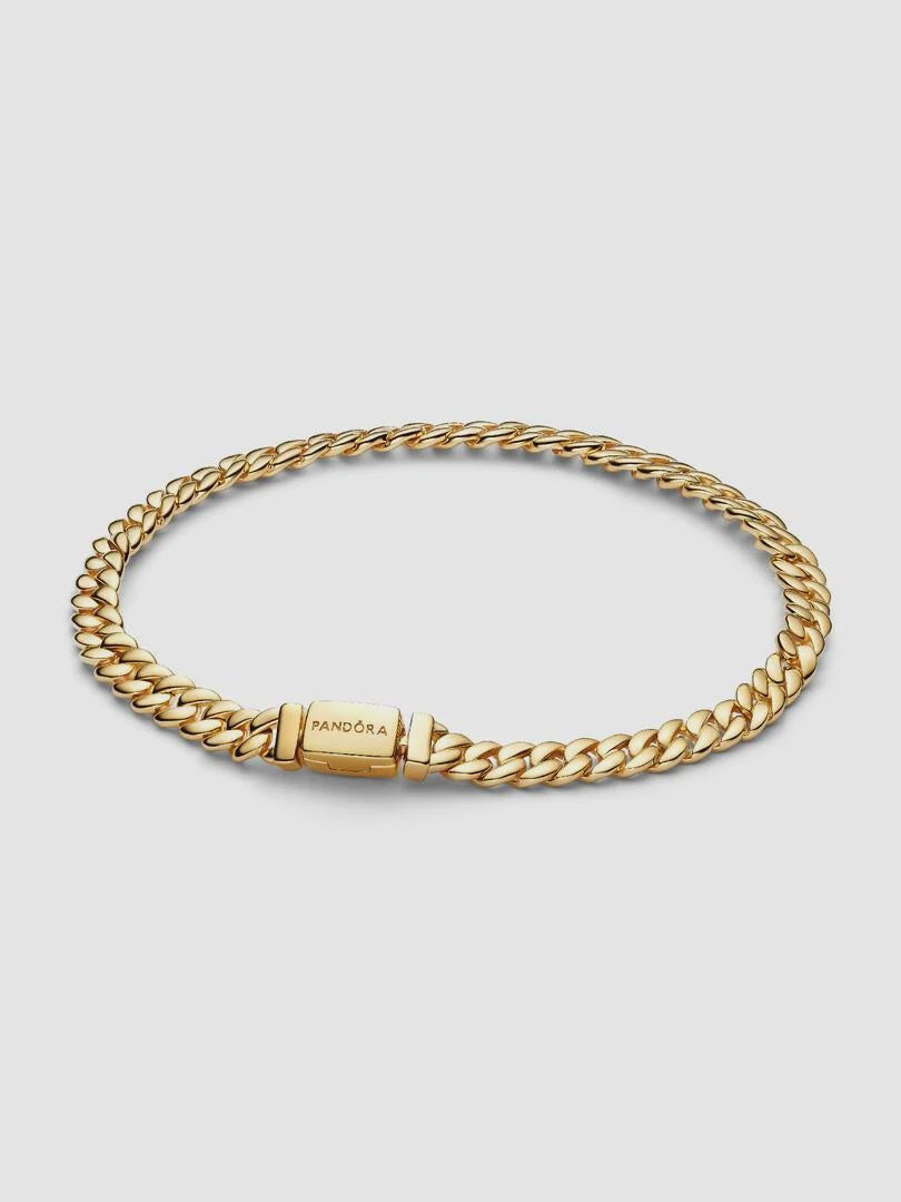 Cuban Chain Bracelet Gold Plated