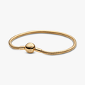 PANDORA Shine Moments Smooth Bracelet w Round Clasp 568748C00-19 (High Resolution)