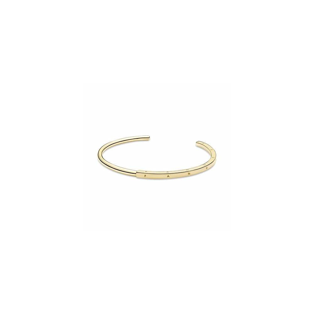 Pandora Shine Logo Iconic Open Bangle 569493C00-3 (High Resolution)