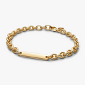 14k Gold-plated link bracelet with engra 569523C00-20 (High Resolution)