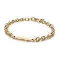 14k Gold-plated link bracelet with engra 569523C00-18