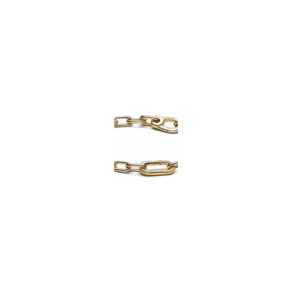 14k Gold-plated small link bracelet 569662C00-3 (High Resolution)