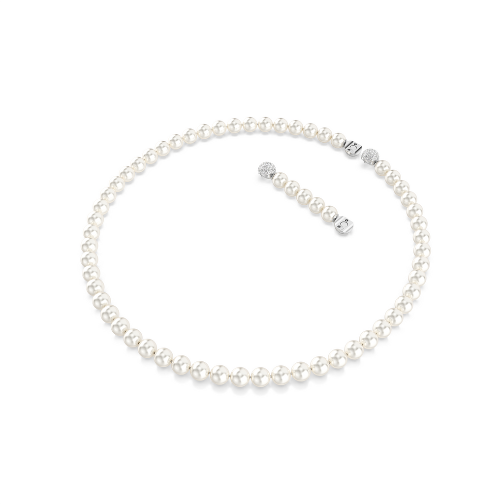 Matrix Silver pearls Necklace 5747746